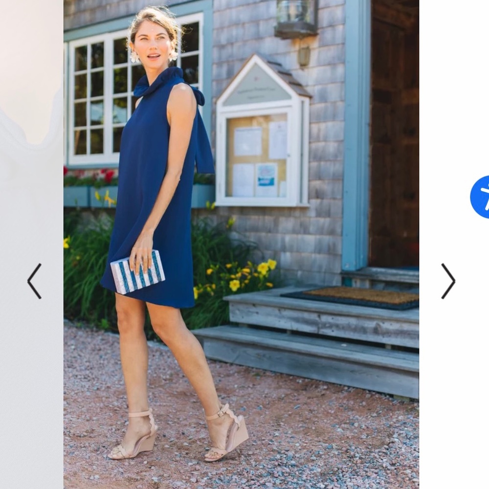NWT Tuckernuck Navy Blythe Dress
